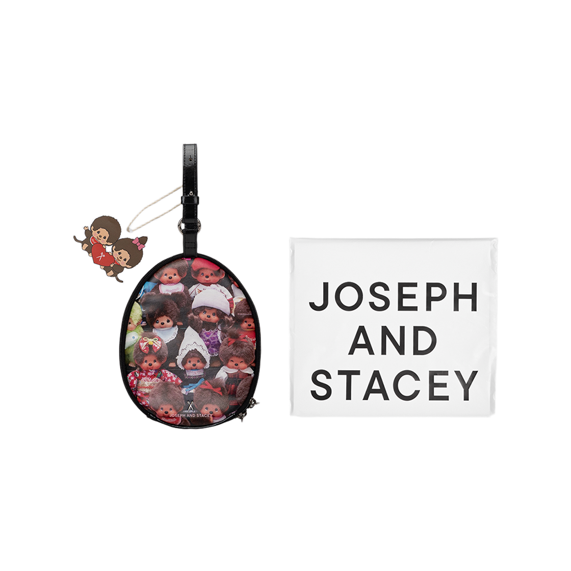 [KREAM 단독][사은품증정] 조셉앤스테이시 에그 클러치 팀 몬치치 블랙([KREAM 단독][사은품증정] JOSEPH&STACEY Egg Clutch Team Monchhichi Black) - 3