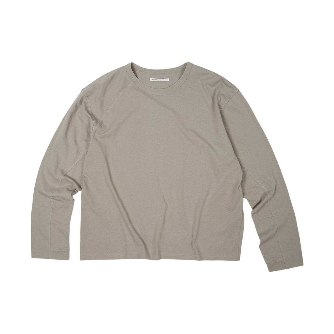 이티씨이 베이스 사이드 패널 롱 슬리브 그레이(ETCE Base Side Panel Long Sleeve Gray)