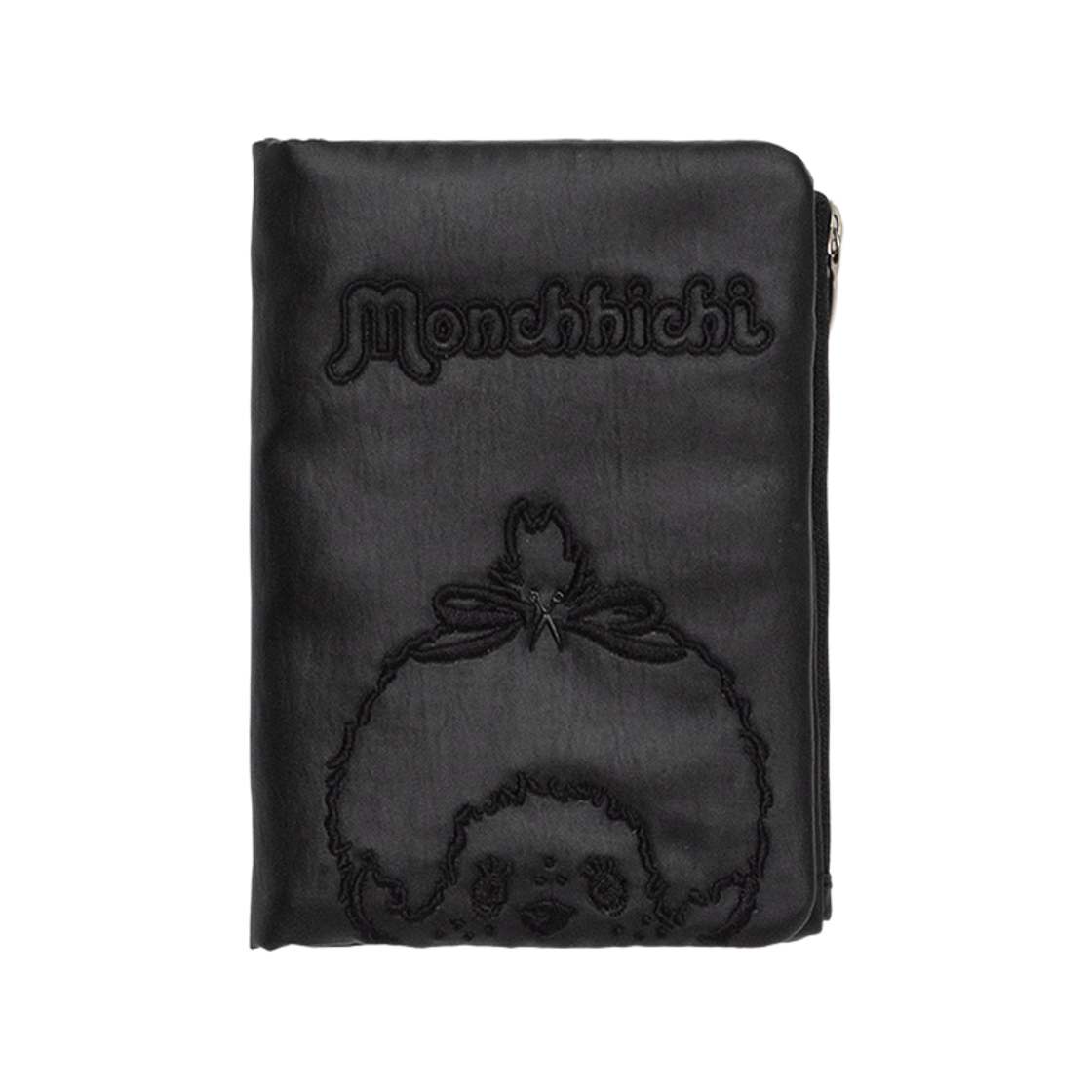 조셉앤스테이시 트래블 월렛 몬치치 걸 블랙(JOSEPH&STACEY Travel Wallet Monchhichi Girl Black)