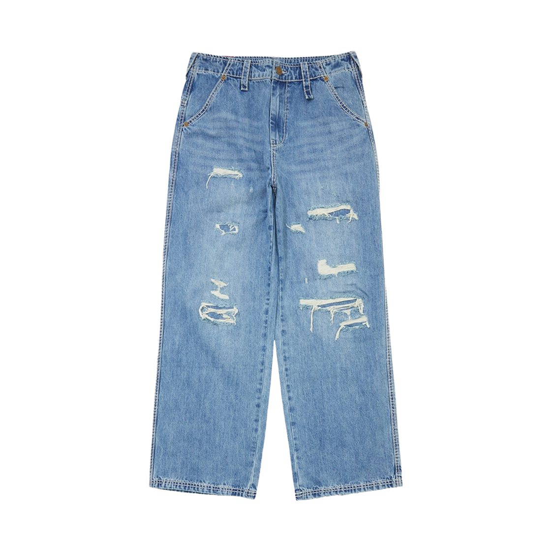 트루릴리젼 서바이벌 데미지 데님 팬츠_워시드 인디고(True Religion Survival Damaged Denim Pants_Washed Indigo)