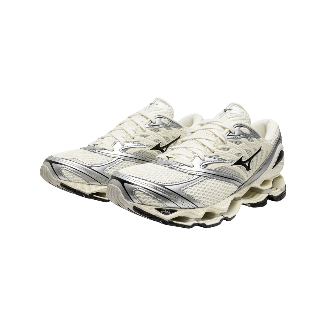 미즈노 우먼 웨이브 프로페시 LS 프리스틴 블랙 실버 - 26SS(Mizuno Women Wave Prophecy LS Pristine Black Silver - 26SS) - 6