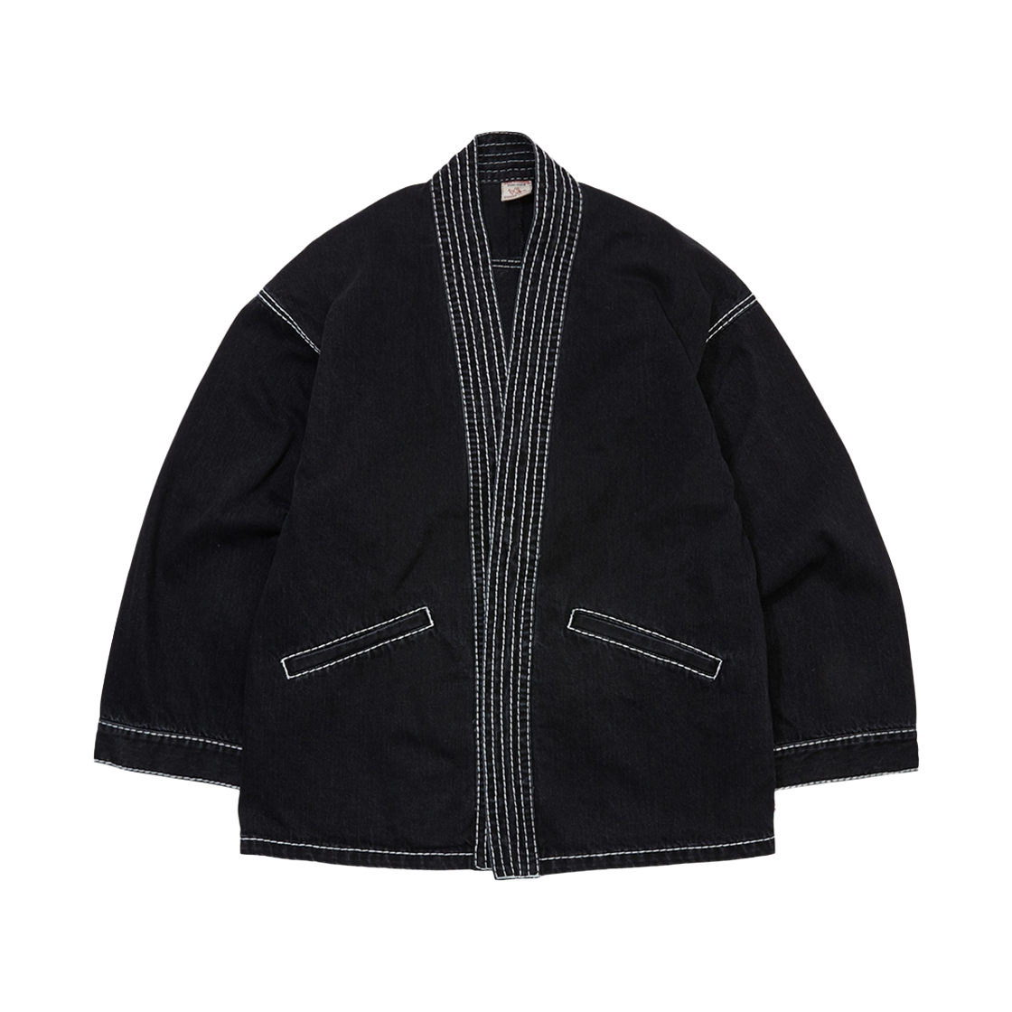 트루릴리젼 데님 하오리 자켓_워시드 블랙(True Religion Denim Haori Jacket_Washed Black)