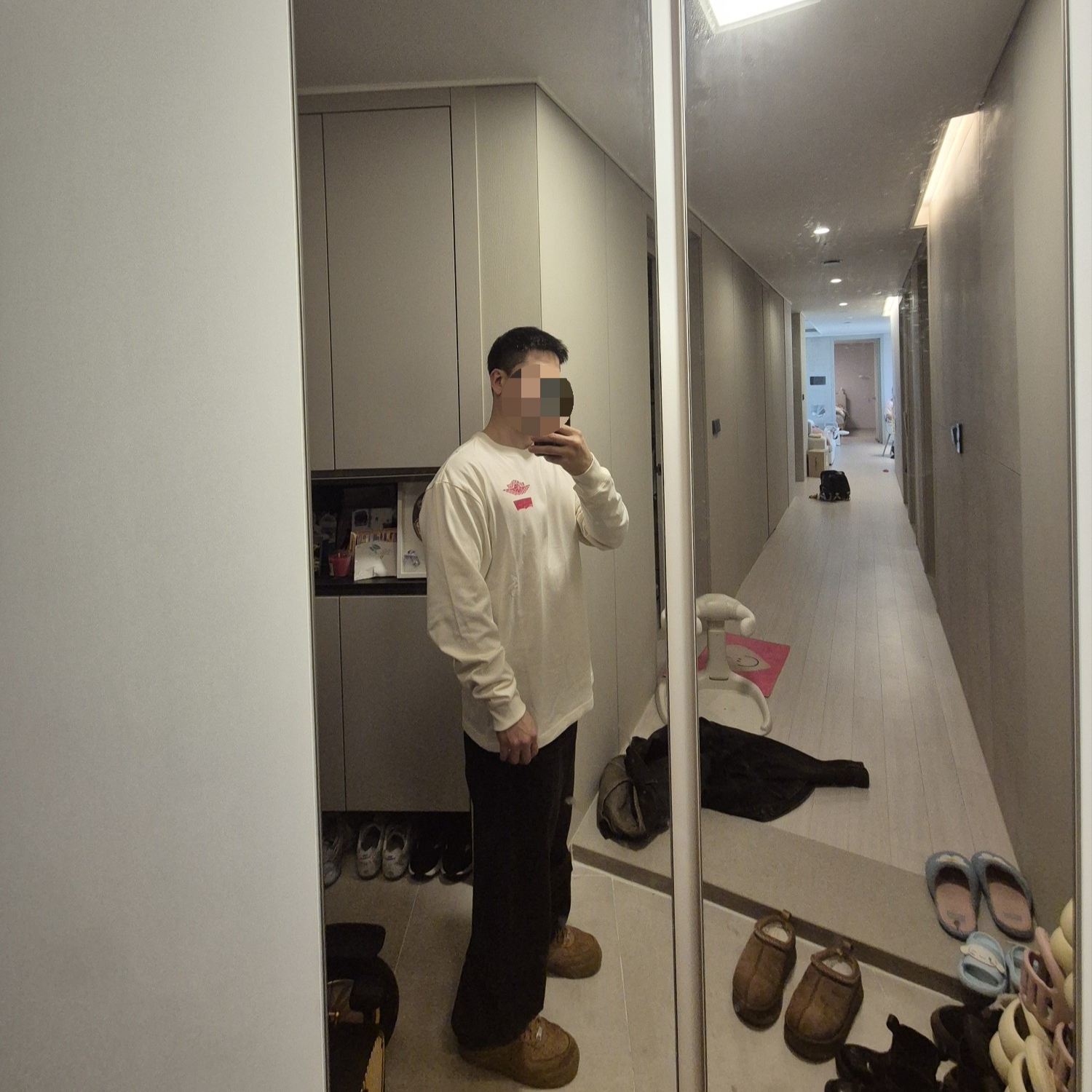 Levi's x Jordan Baggy Jean Black 착용 스타일 - 10