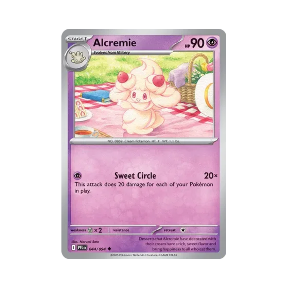 포켓몬 TCG 마휘핑 U 판타스말 플레임즈 (영문판)(Pokemon TCG Alcremie U Phantasmal Flames (English Ver.)) - 1