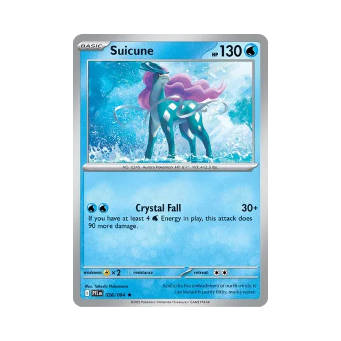 포켓몬 TCG 스이쿤 R 판타스말 플레임즈 (영문판)(Pokemon TCG Suicune R Phantasmal Flames (English Ver.)) - 1
