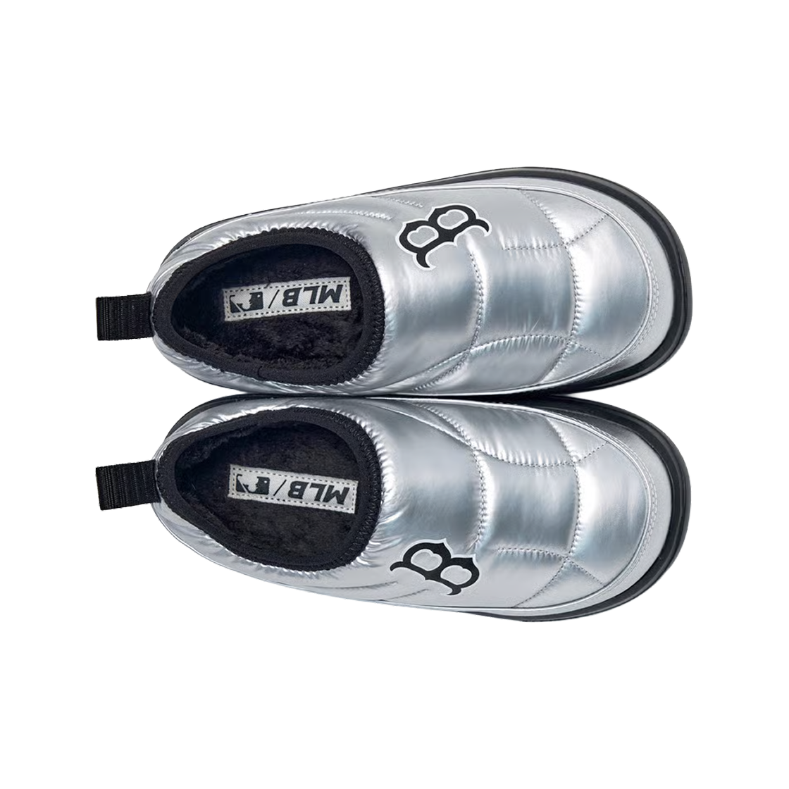(W) MLB 커브 패딩 슬립온 보스턴 레드삭스 실버((W) MLB Curve Padding Slip-On Boston Red Sox Silver) - 2