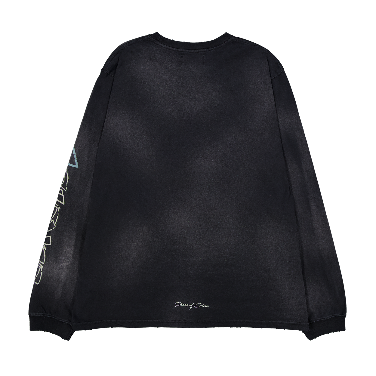 [사전 발매] 언더마이카 피오씨 그레이스 레프트 온 더 버지 빈티지 워시드 롱 슬리브 블랙([사전 발매] Undermycar POC Grace Left On The Verge Vintage Washed Long Sleeve Black) - 2