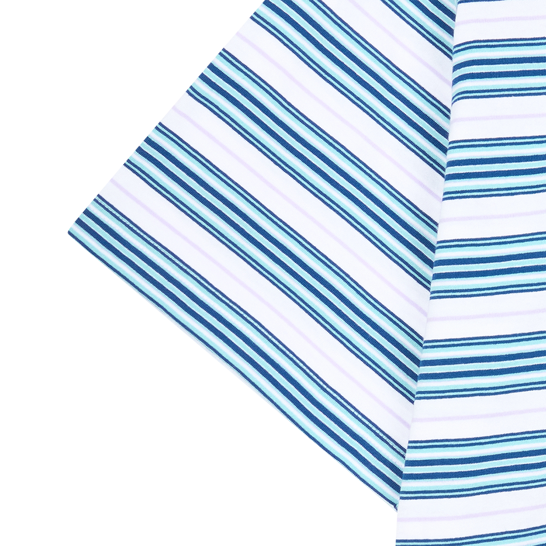 컬러비콘 26SBM-T03233 풀오버 블루 화이트 - 26SS(Kolor Beacon 26SBM-T03233 Pullover Blue white - 26SS) - 6