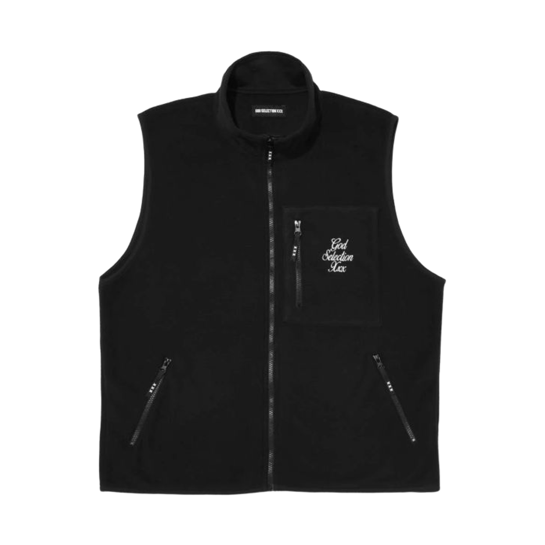 GX-A26-JK-02 Black R&Co. GodselectionXXX Fleece Vest