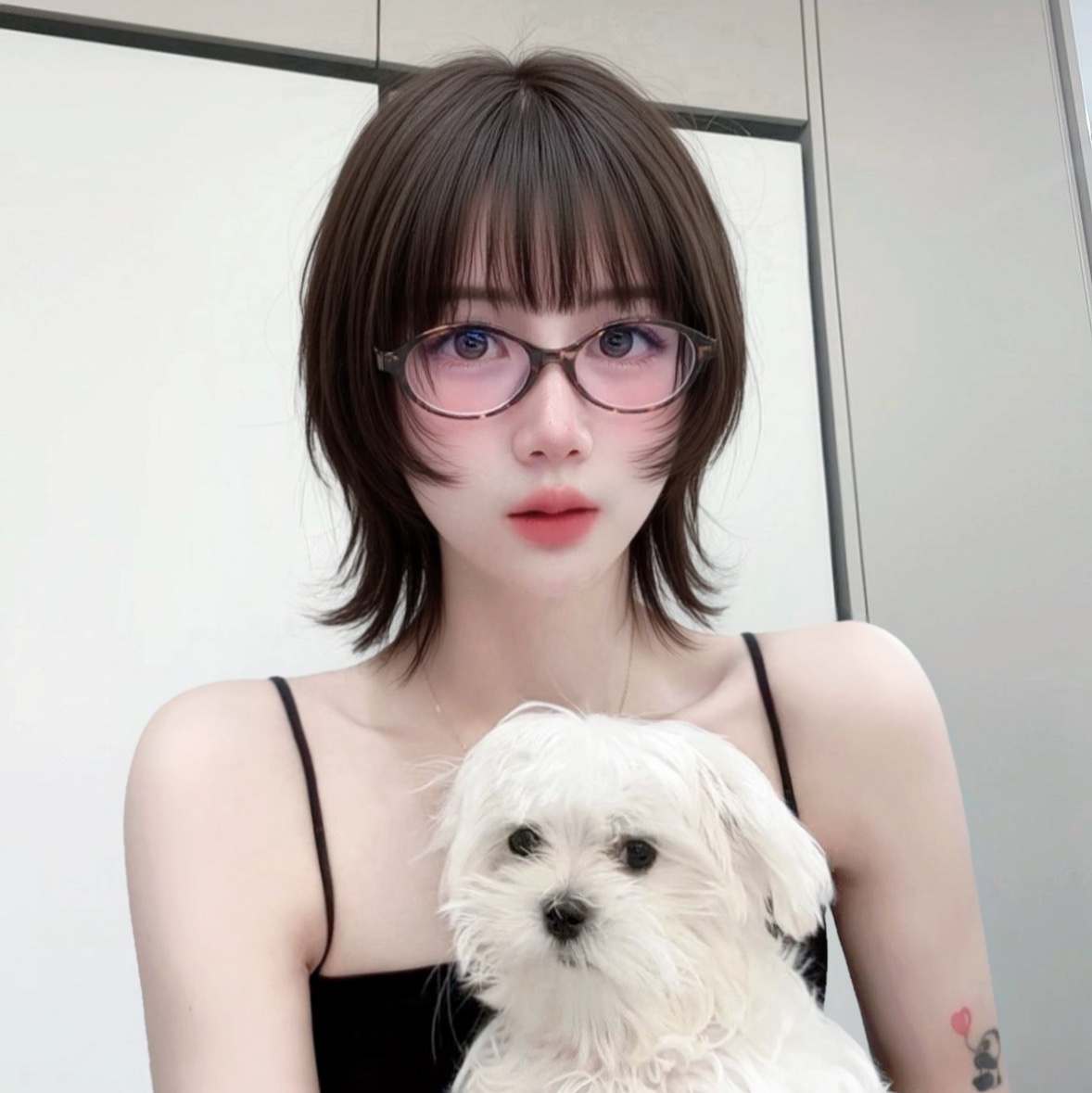 (W) Miu Miu Regard Sunglasses Blue Lenses Honey Tortoiseshell Acetate Standard fit 착용 스타일