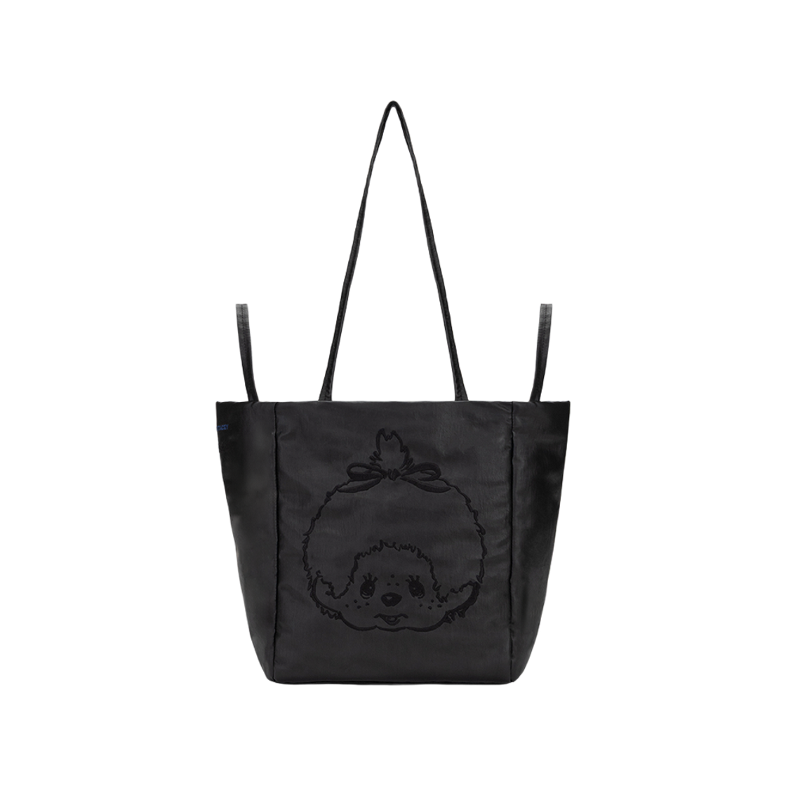 조셉앤스테이시 리버시블 토트백 몬치치 걸 블랙(JOSEPH&STACEY Reversible Tote Bag Monchhichi Girl Black)
