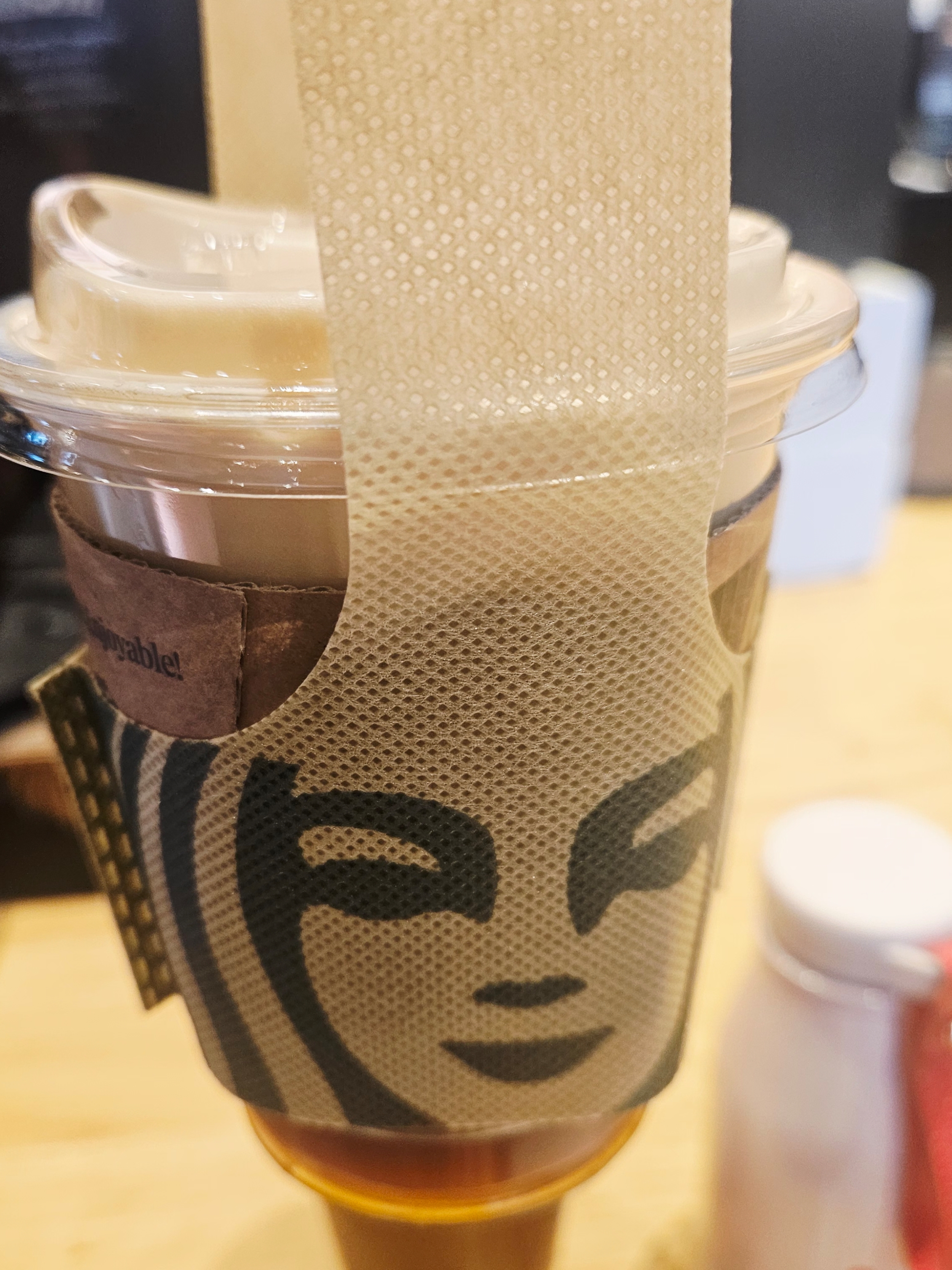 Starbucks SS Love Bani Kona Tumbler 237ml, Starbucks Blossom Flower Knit Bag Pink 착용 스타일 - 1