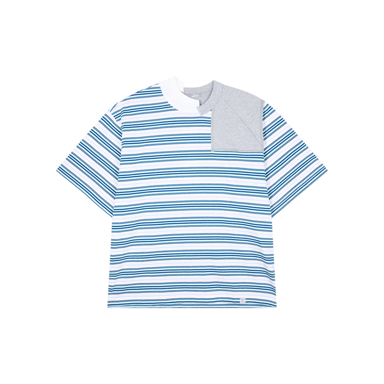 컬러비콘 26SBM-T03233 풀오버 블루 화이트 - 26SS(Kolor Beacon 26SBM-T03233 Pullover Blue white - 26SS)