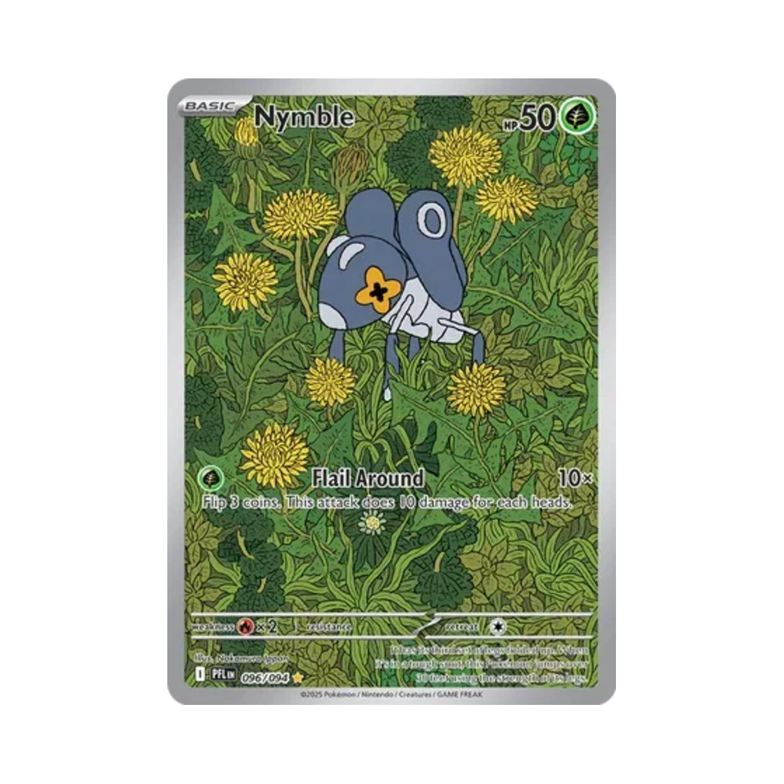포켓몬 TCG 콩알뚜기 IR 판타스말 플레임즈 (영문판)(Pokemon TCG Nymble IR Phantasmal Flames (English Ver.)) - 1