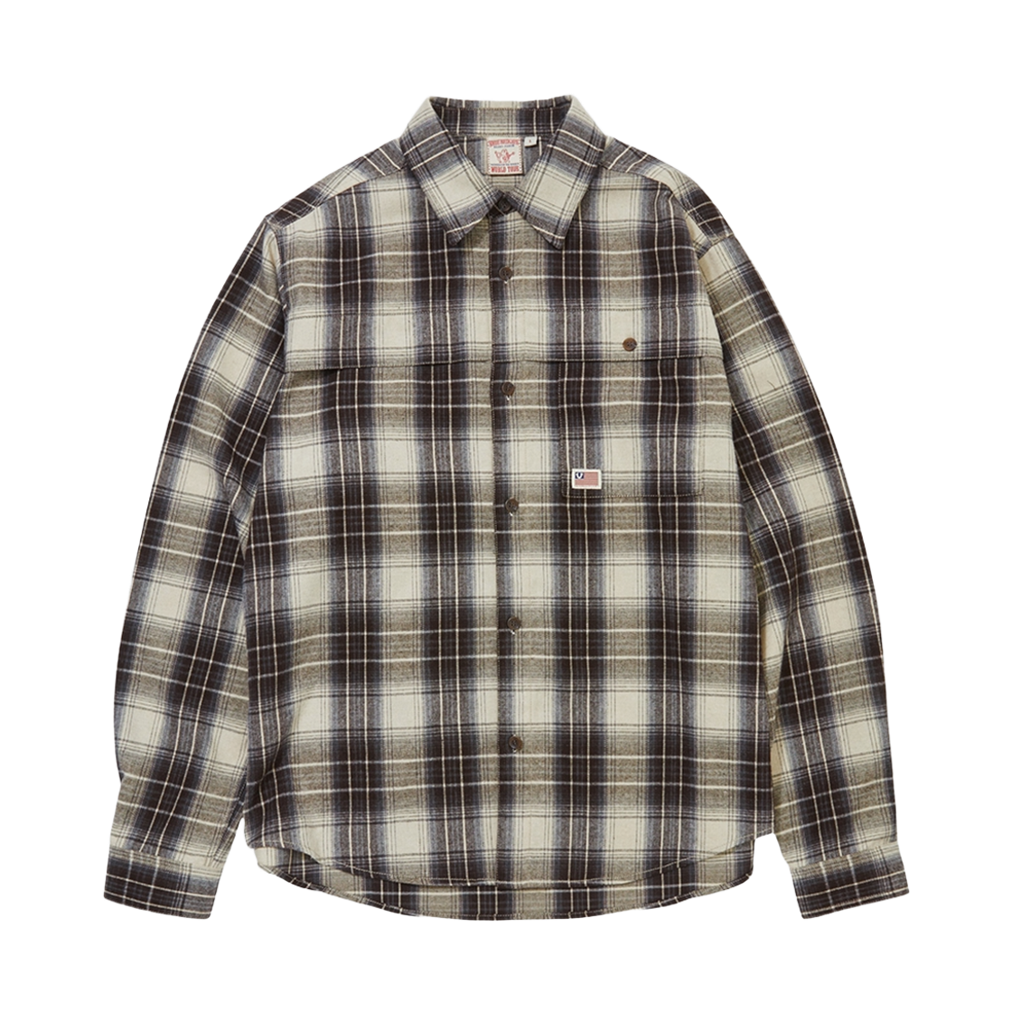 트루릴리젼 포켓 체크 셔츠_베이지(True Religion Pocket Check Shirts_Begle)