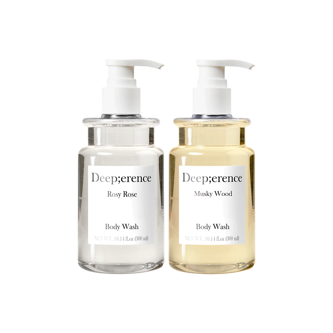 딥퍼랑스 퍼퓸 드 바디워시 300ml 2종 택1 (로지로즈/머스키우드)(Deeperence Perfume de Body Wash 300ml – Choose 1 of 2 (Rosy Rose / Musky Wood)) - 1