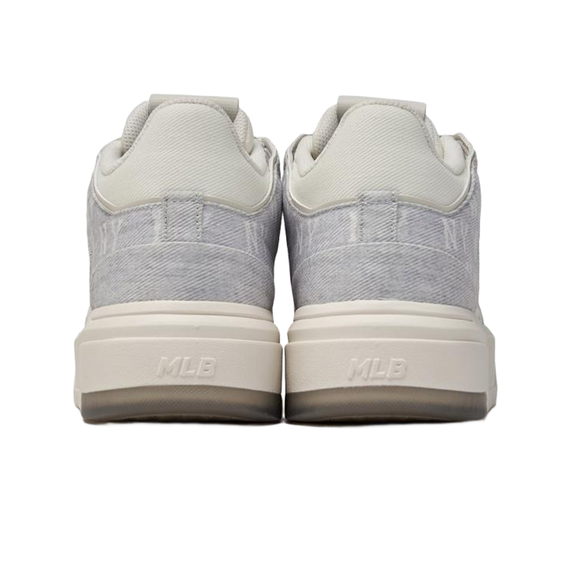 MLB 청키라이너 미드 데님 모노그램 SL 뉴욕 양키스 그레이(MLB Chunky Liner Mid Denim Monogram SL New York Yankees Grey) - 3