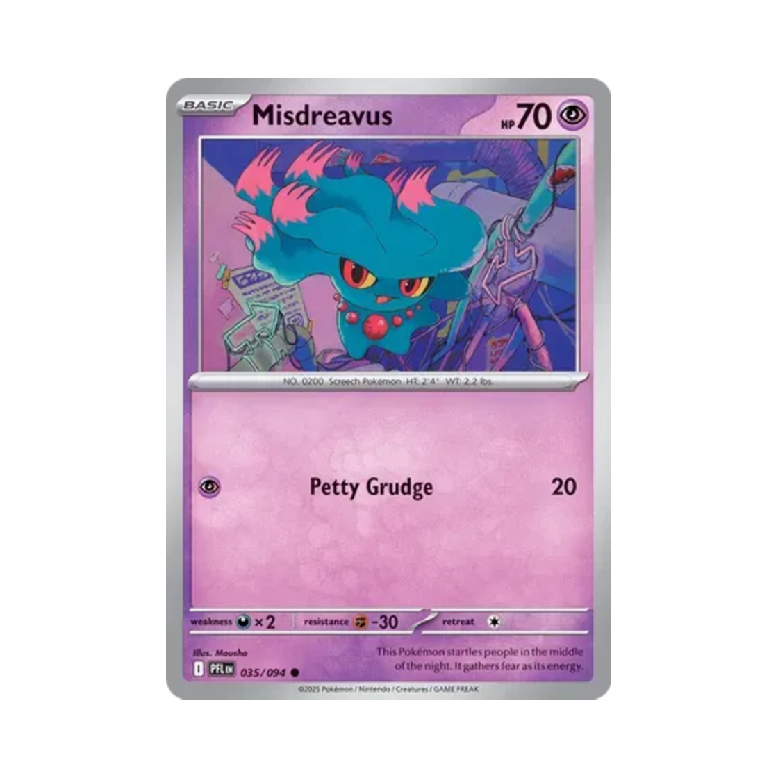 포켓몬 TCG 무우마 C 판타스말 플레임즈 (영문판)(Pokemon TCG Misdreavus C Phantasmal Flames (English Ver.)) - 1