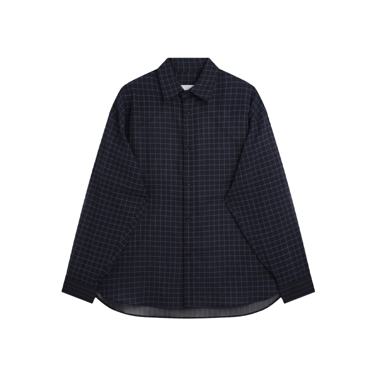 세이지 네이션 치스홀름 셔츠 네이비 콘플라워 체크 - 25SS(Sage Nation Chisholm Shirt Navy Cornflower Check - 25SS)