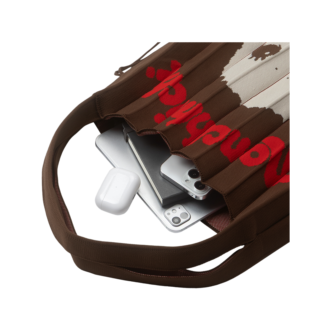 [KREAM 단독][사은품증정] 조셉앤스테이시 럭키 플리츠 니트 라지 몬치치 보이 브라운([KREAM 단독][사은품증정] JOSEPH&STACEY Lucky Pleats Knit L Monchhichi Boy Brown) - 4