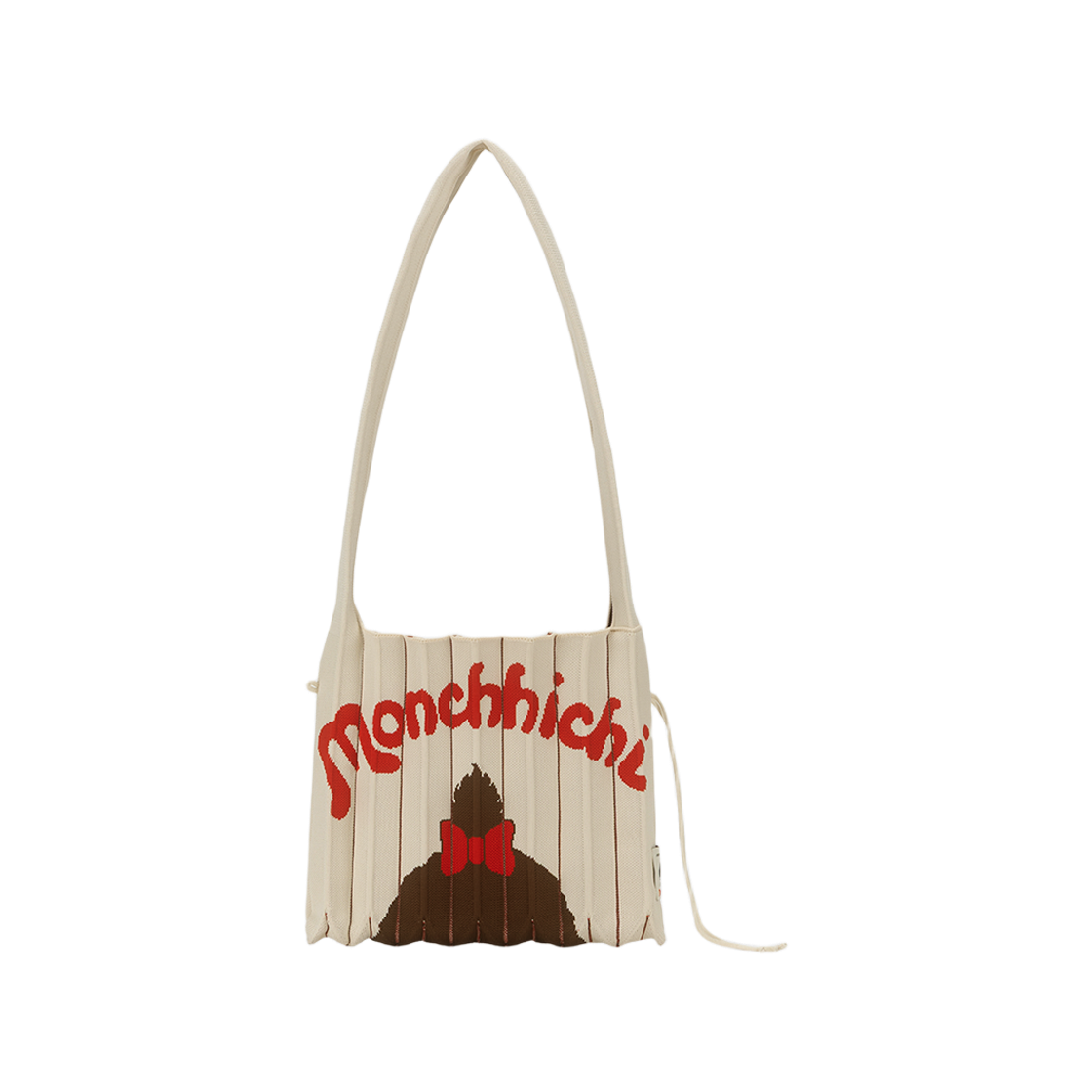 [KREAM 단독][사은품증정] 조셉앤스테이시 럭키 플리츠 니트 크로스바디 몬치치 걸 아이보리([KREAM 단독][사은품증정] JOSEPH&STACEY Lucky Pleats Knit Cross Body Monchhichi Girl Ivory) - 2