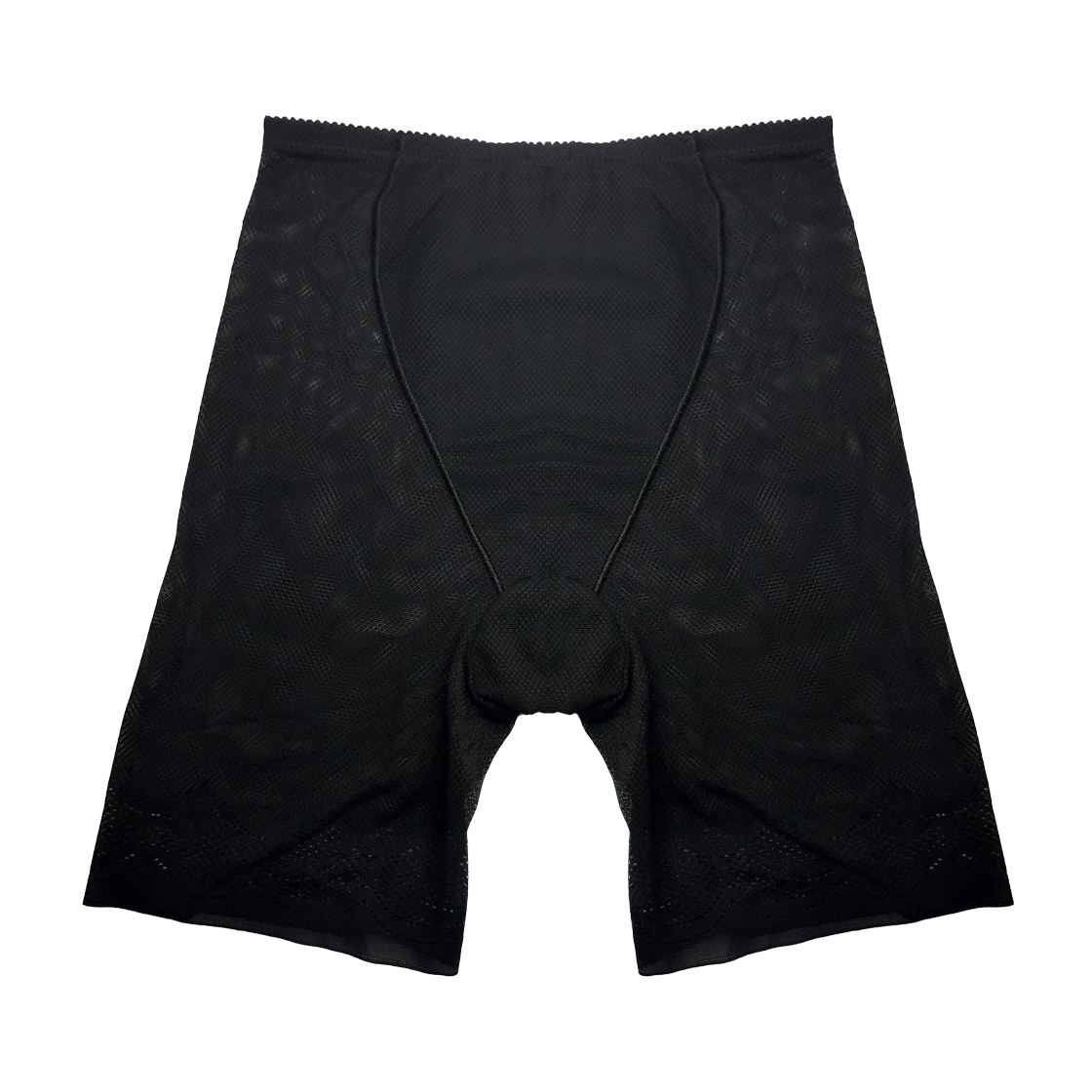 (W) 에이원 시스루 커버업 노라인 롱 사각 거들 944 블랙((W) AONE Sheer Cover-up No-line long square Girdle 944 Black) - 1