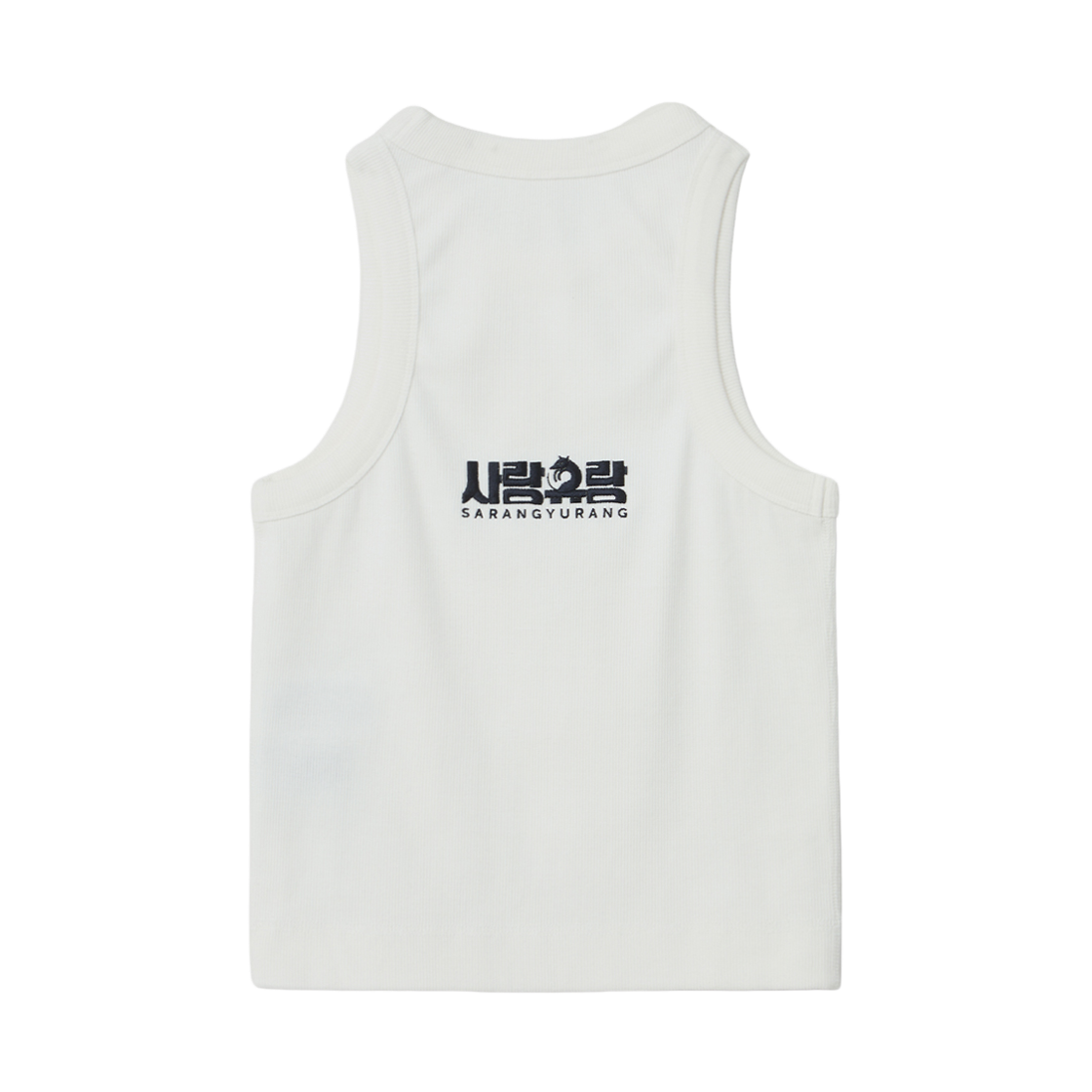 순진 사랑유랑 슬리브리스 화이트(SOONJEANS Sarang Yurang Sleeveless White)