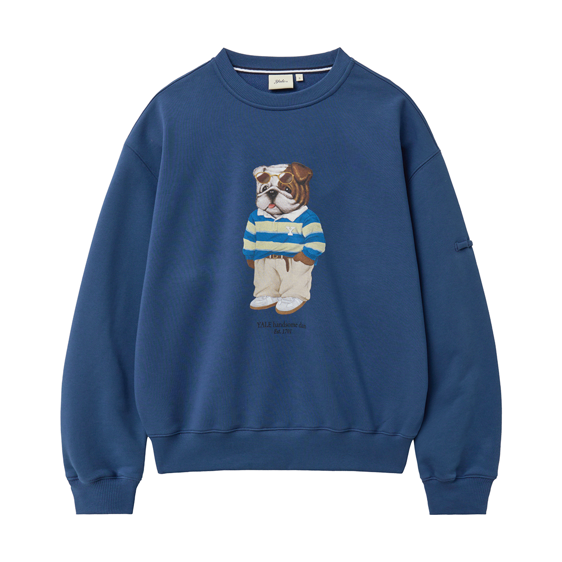 YGS1CR309BVB Yale Handsome Dan Sweatshirt_Vintage Blue