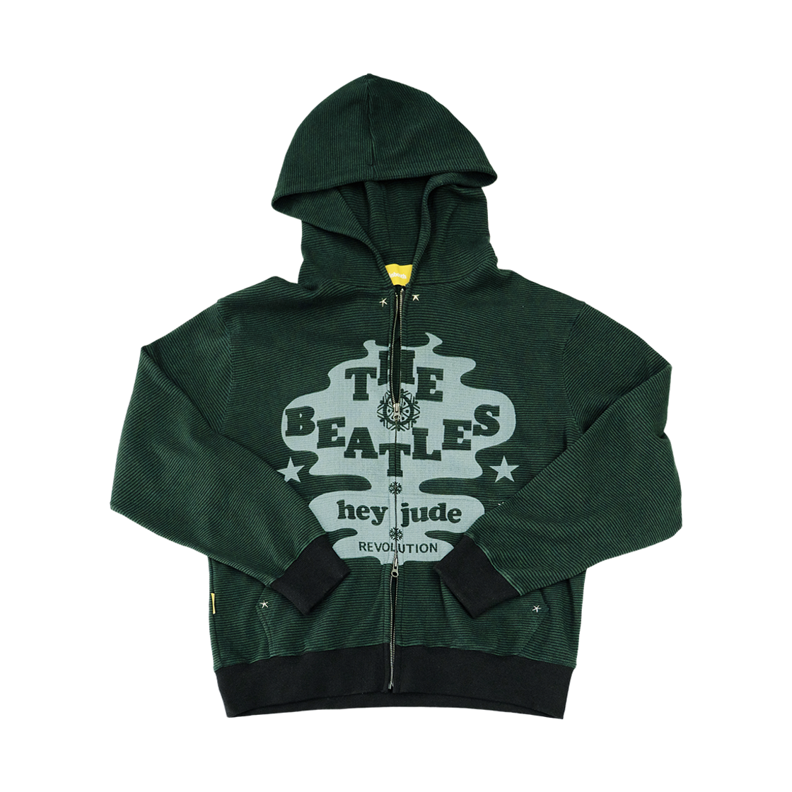 메인부스 비틀즈 x 주디팝 후드 집업 그린