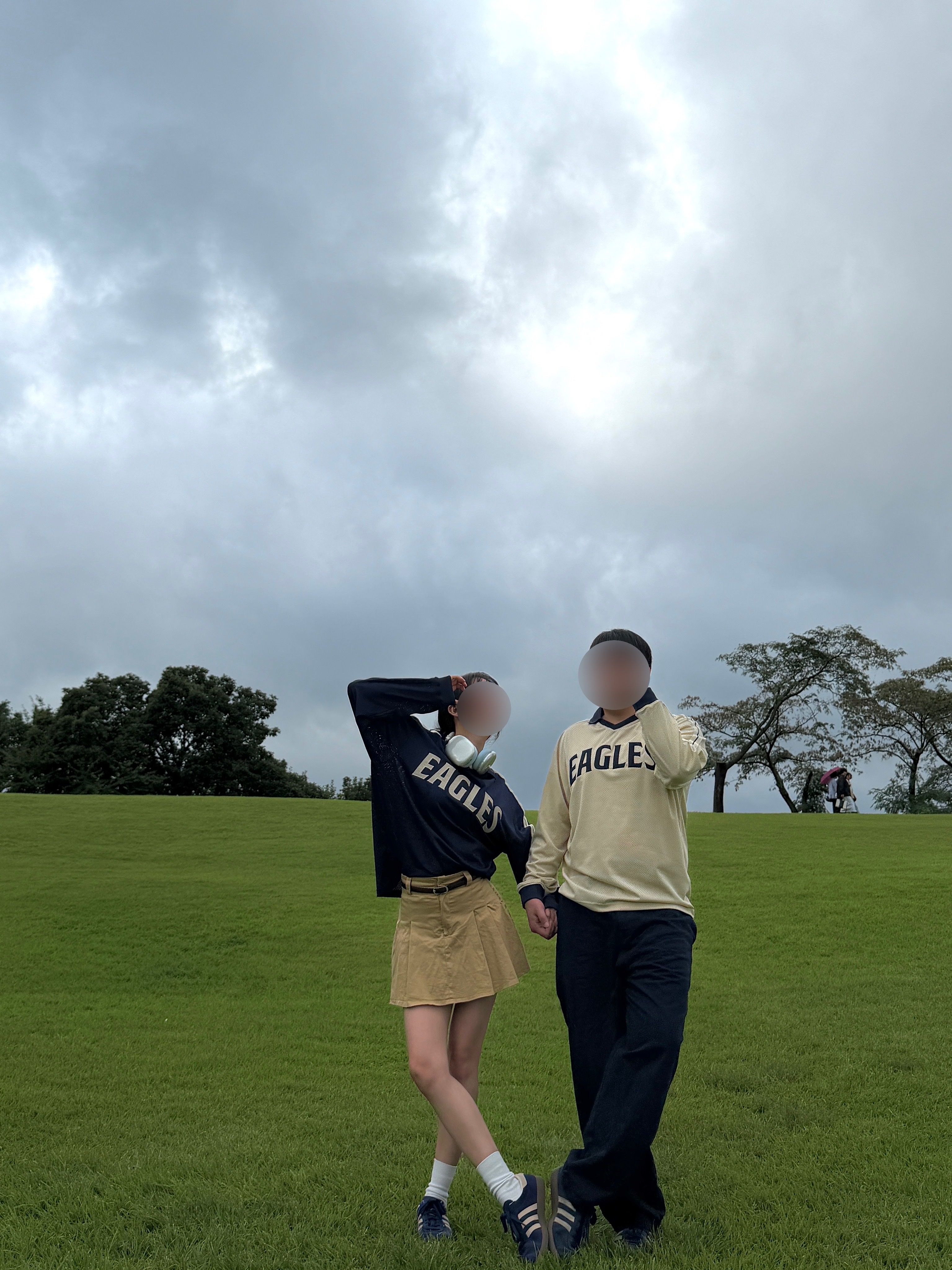 Satur x Hanwha Eagles Lausanne Over Size Mesh Jersey Cream, Satur x Hanwha Eagles Lausanne Over Size Mesh Jersey Navy 착용 스타일 - 1