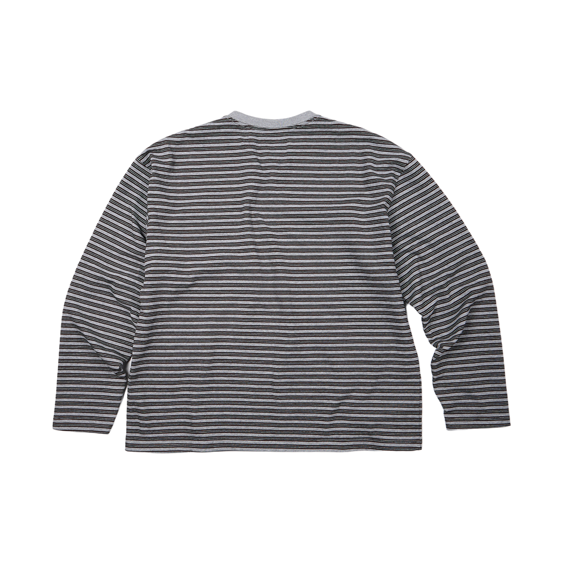 이티씨이 베이스 스트라이프 포켓 롱 슬리브 그레이(ETCE Base Stripe Pocket Long Sleeve Gray) - 2