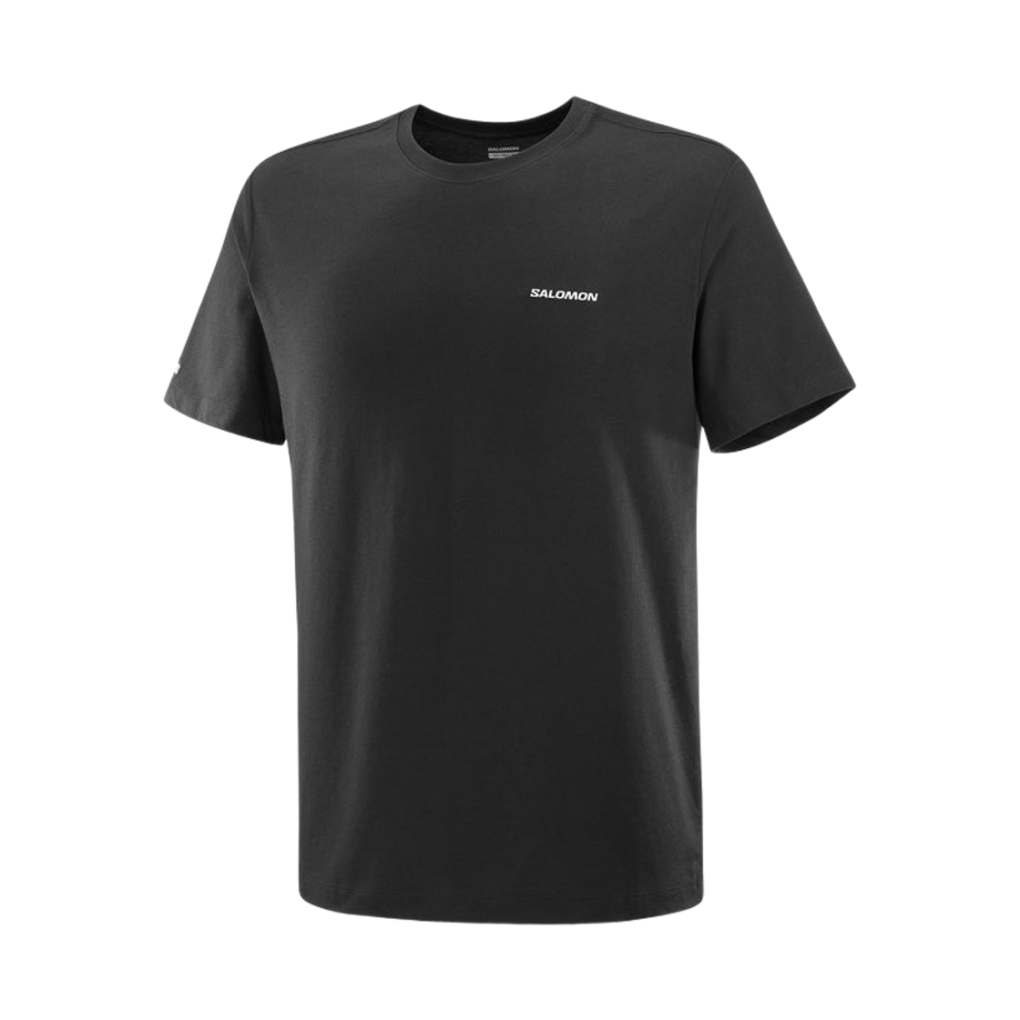 살로몬 로고 숏슬리브 티셔츠 딥 블랙(Salomon Logo Short Sleeve T-Shirt Deep Black) - 1
