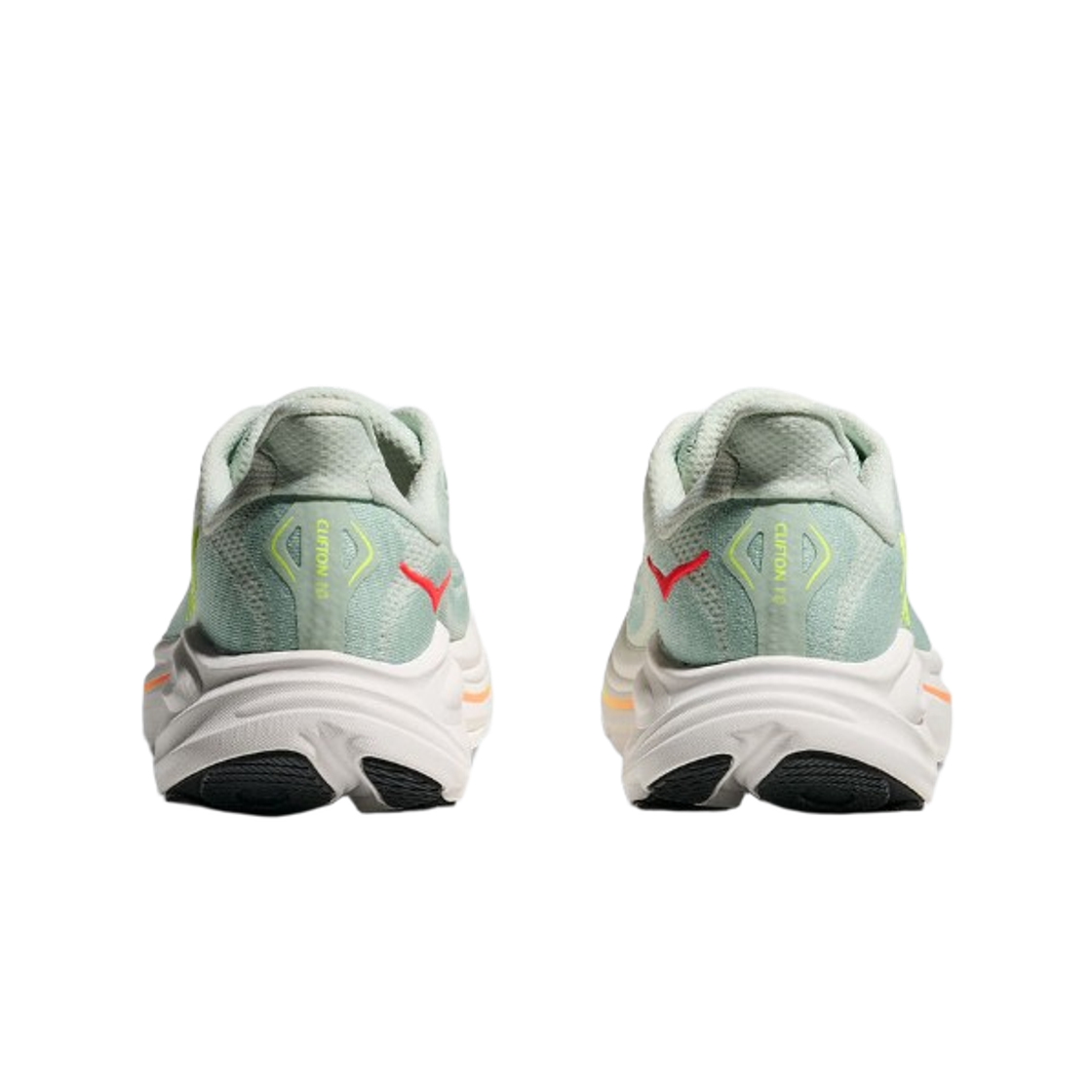 (W) 호카 클리프톤 10 씨 글래스 네온 플레임 - 와이드((W) Hoka Clifton 10 Sea Glass Neon Flame - Wide) - 3