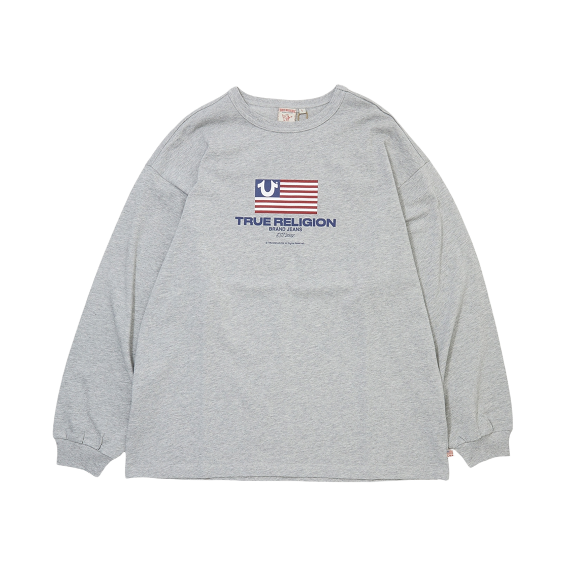 트루릴리젼 뉴 글로리 롱 슬리브_멜란지 그레이(True Religion New Glory Long Sleeve_Melange Grey)