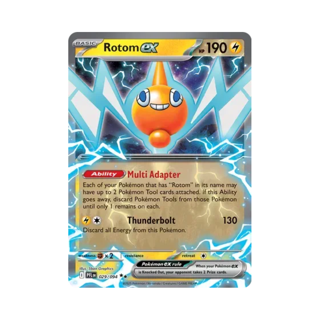 포켓몬 TCG 로토무 ex DR 판타스말 플레임즈 (영문판)(Pokemon TCG Rotom ex DR Phantasmal Flames (English Ver.))