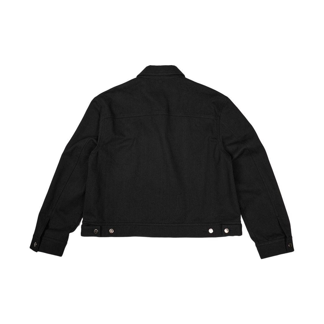 이티씨이 베이스 크롭 더블 플랩 트러커 블랙(ETCE Base Crop Double Flap Trucker Black) - 2