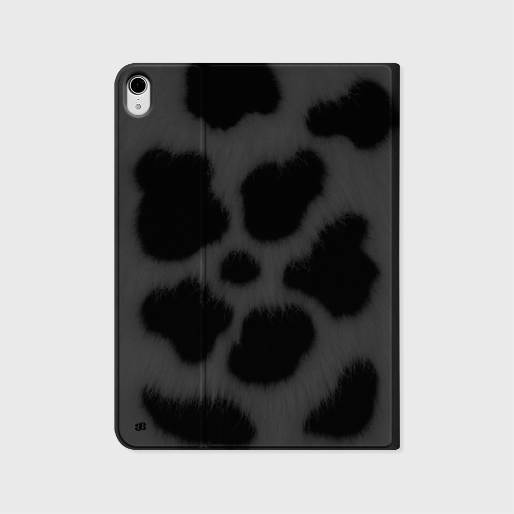 어프어프 플로라 퍼 그레이 아이패드 커버 폴리오 케이스(earpearp Flora Fur Gray iPad Cover) - 2