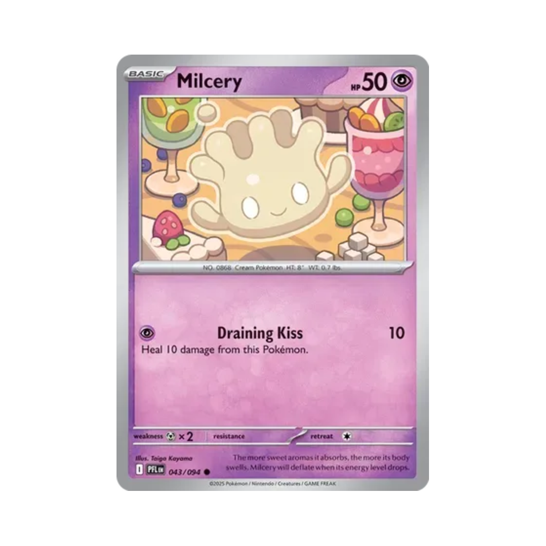 포켓몬 TCG 마빌크 C 판타스말 플레임즈 (영문판)(Pokemon TCG Milcery C Phantasmal Flames (English Ver.))