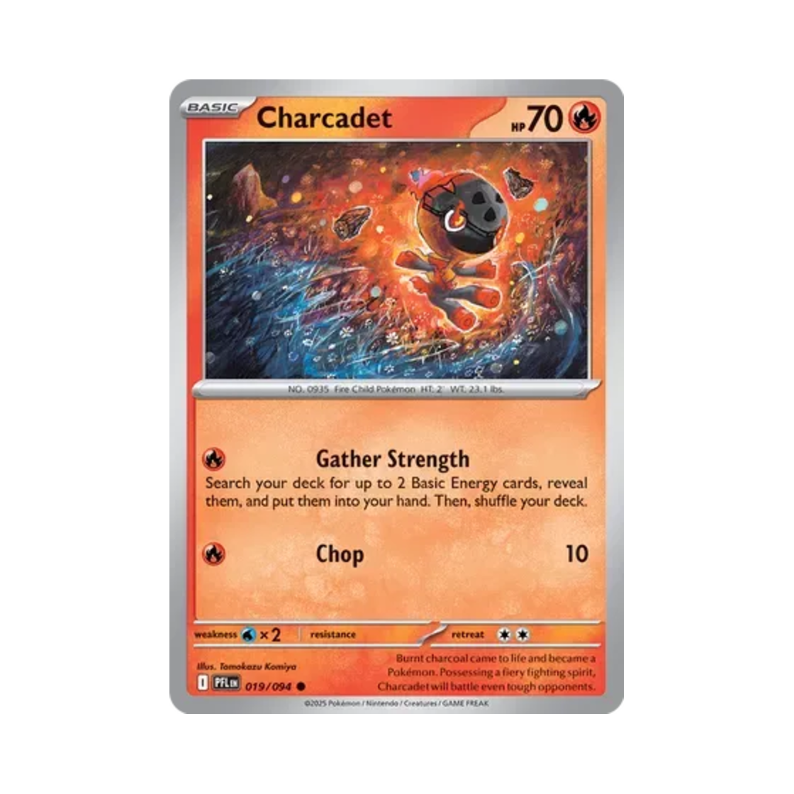 포켓몬 TCG 카르본 C 판타스말 플레임즈 (영문판)(Pokemon TCG Charcadet C Phantasmal Flames (English Ver.))