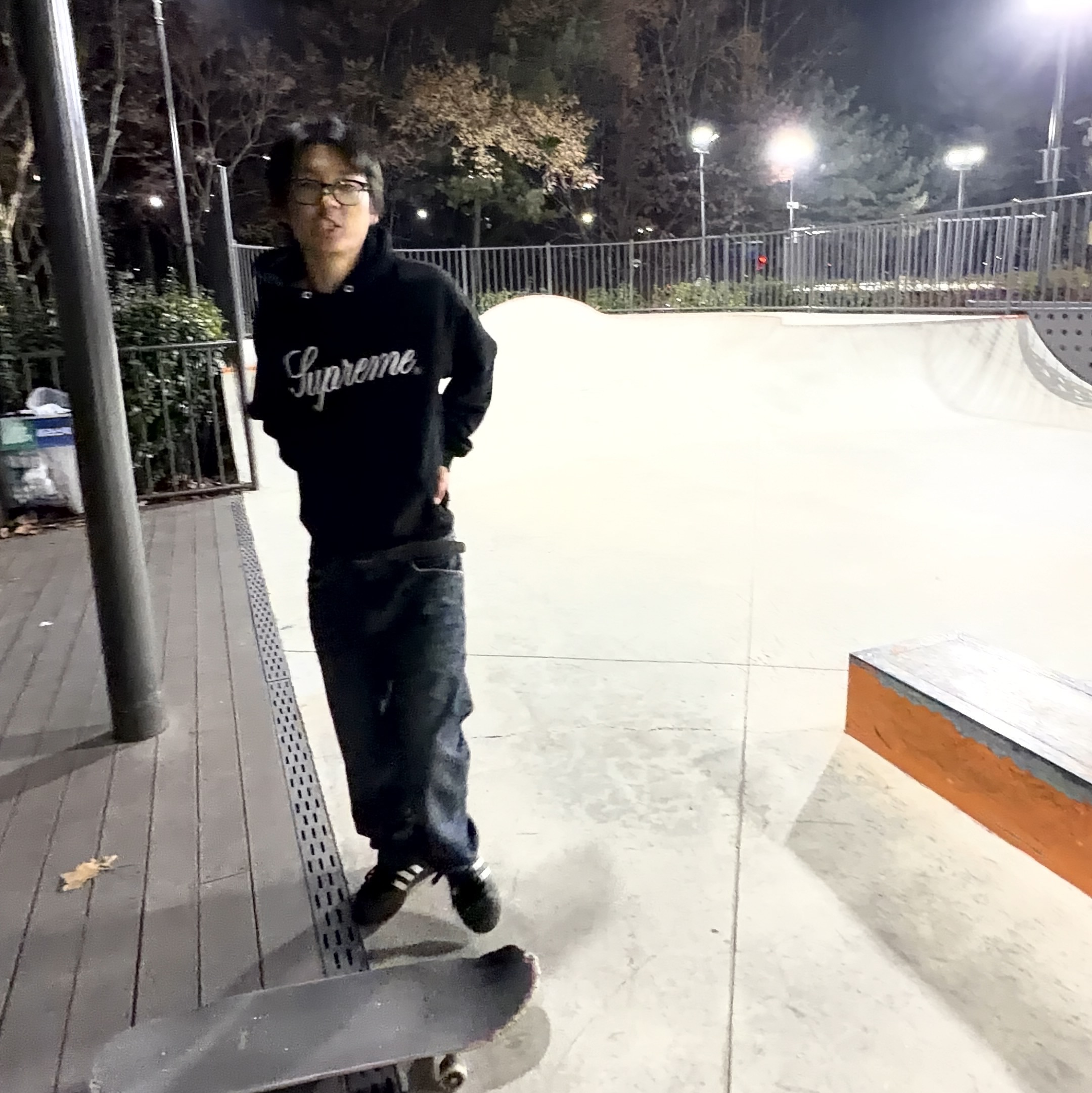 Adidas Superstar Core Black White, Supreme Embroidered Script Hooded Sweatshirt Black - 24FW 착용 스타일