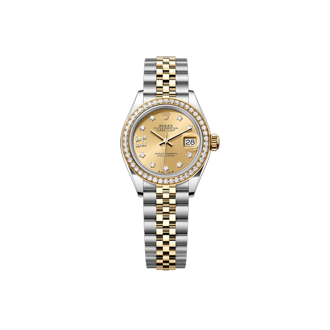 롤렉스 데이저스트 28-279383RBR 베젤다이아 샴페인 별다이아 쥬빌리 NO.7412(Rolex Datejust 28 - 279383RBR Diamond Bezel Champagne Star Diamond Jubilee No. 7412) - 1