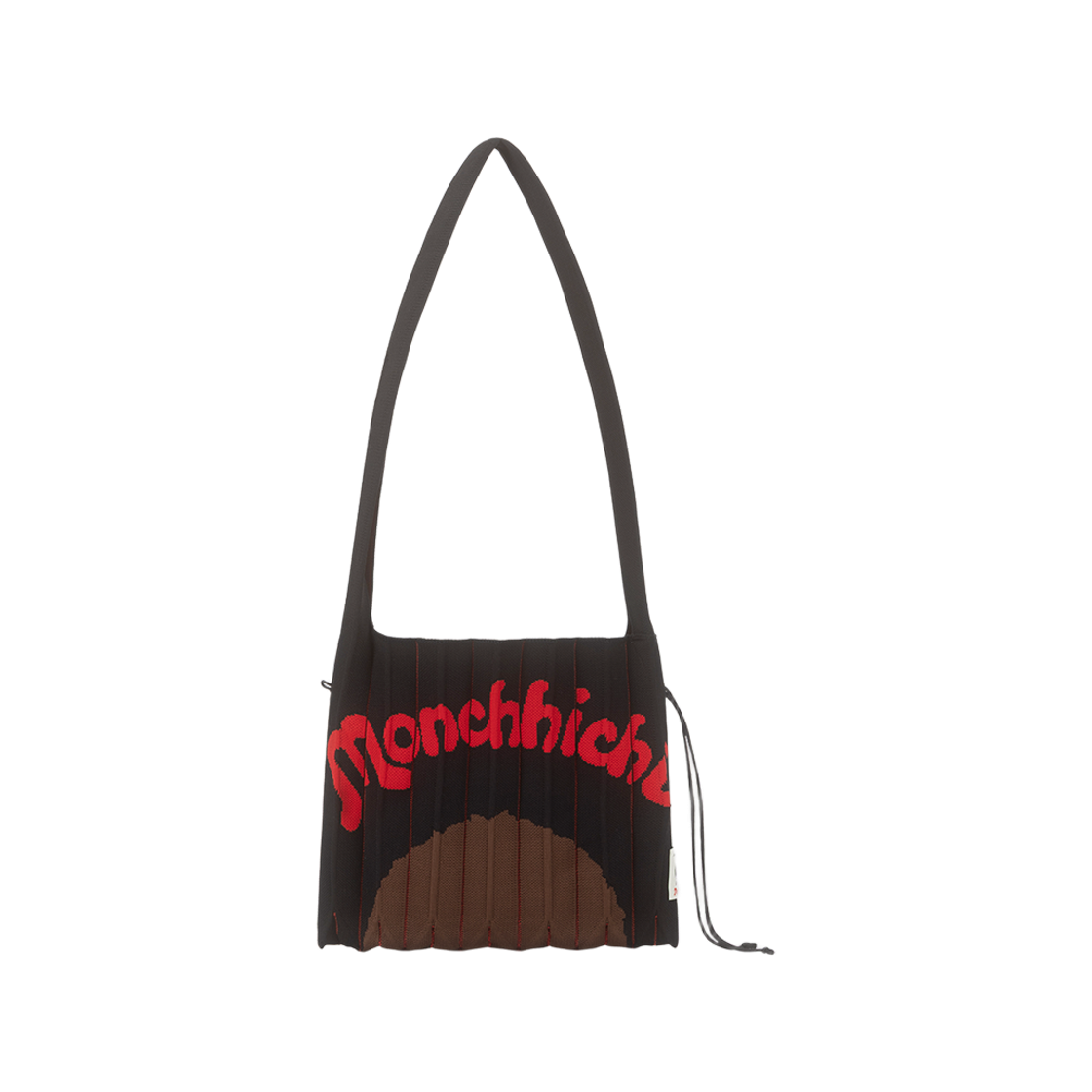 [KREAM 단독][사은품증정] 조셉앤스테이시 럭키 플리츠 니트 크로스바디 몬치치 보이 블랙([KREAM 단독][사은품증정] JOSEPH&STACEY Lucky Pleats Knit Cross Body Monchhichi Boy Black) - 2