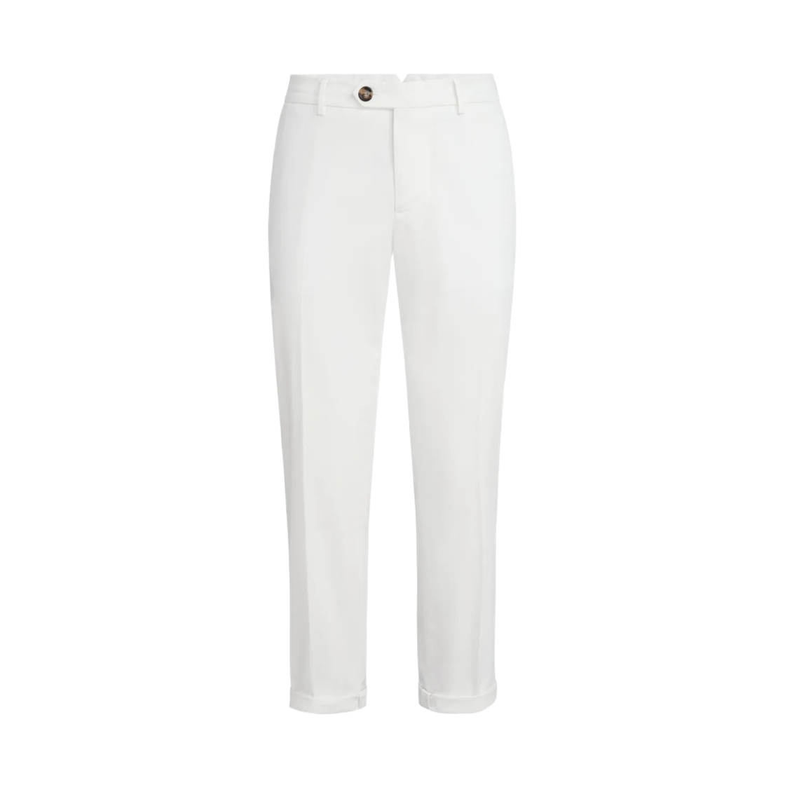 브루넬로 쿠치넬리 개버딘 가먼트 다이드 팬츠 화이트(Brunello Cucinelli Gabardine Garment Dyed Pants White)