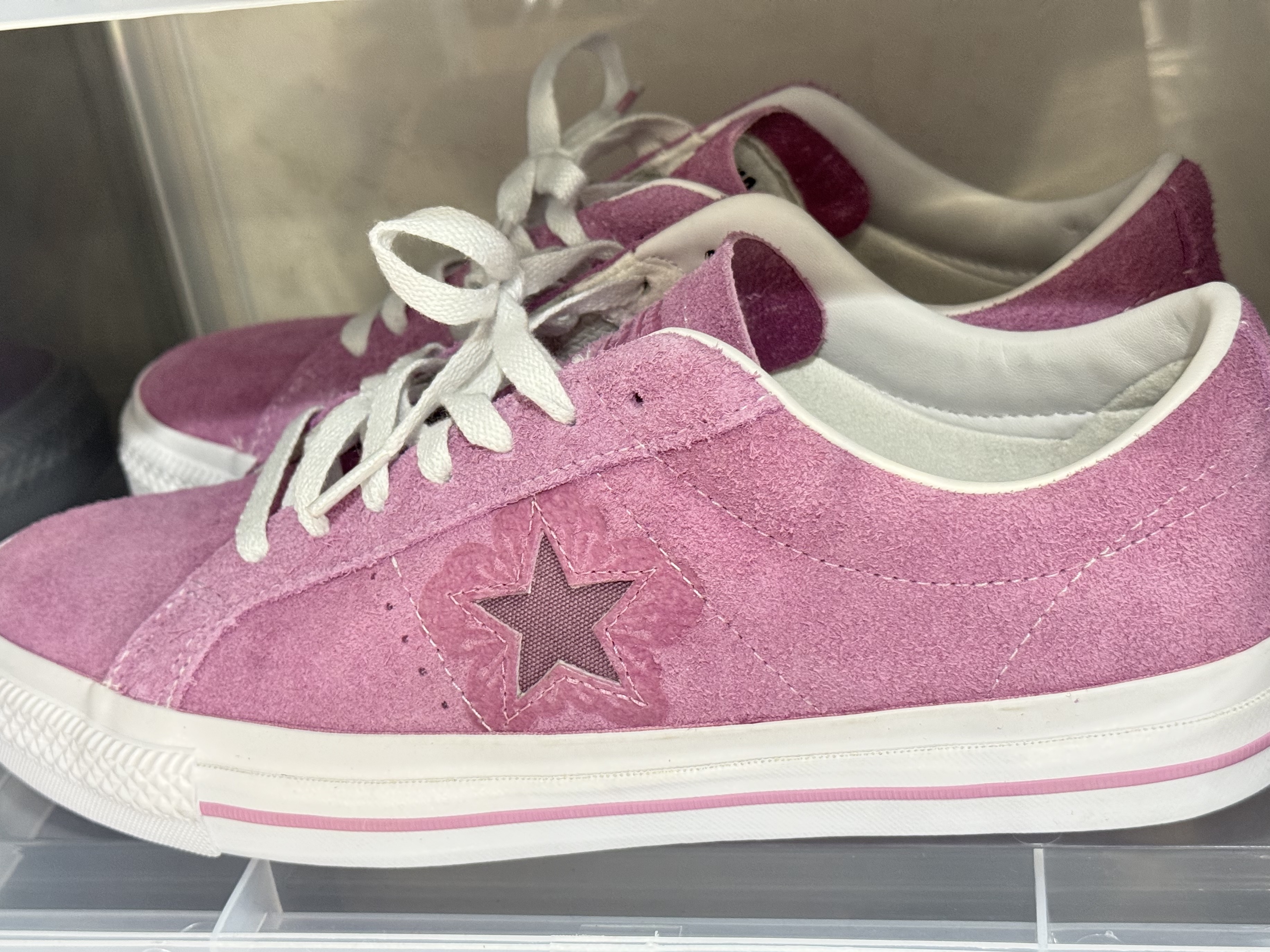 Converse One Star Pro Flower Light Orchid 착용 스타일