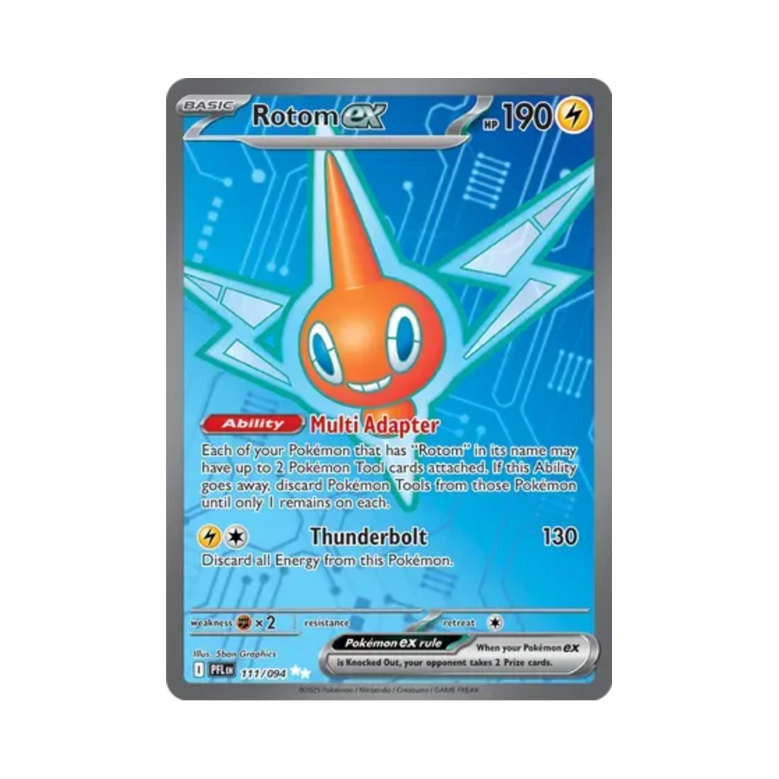 포켓몬 TCG 로토무 ex UR 판타스말 플레임즈 (영문판)(Pokemon TCG Rotom ex UR Phantasmal Flames (English Ver.))