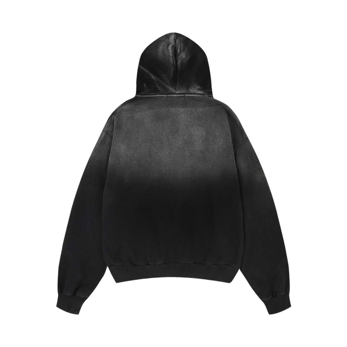 그레일즈 오버 그래픽 빈티지 집 후드 블랙(Grailz Over Graphic Vintage Zip Hoodie Black) - 2