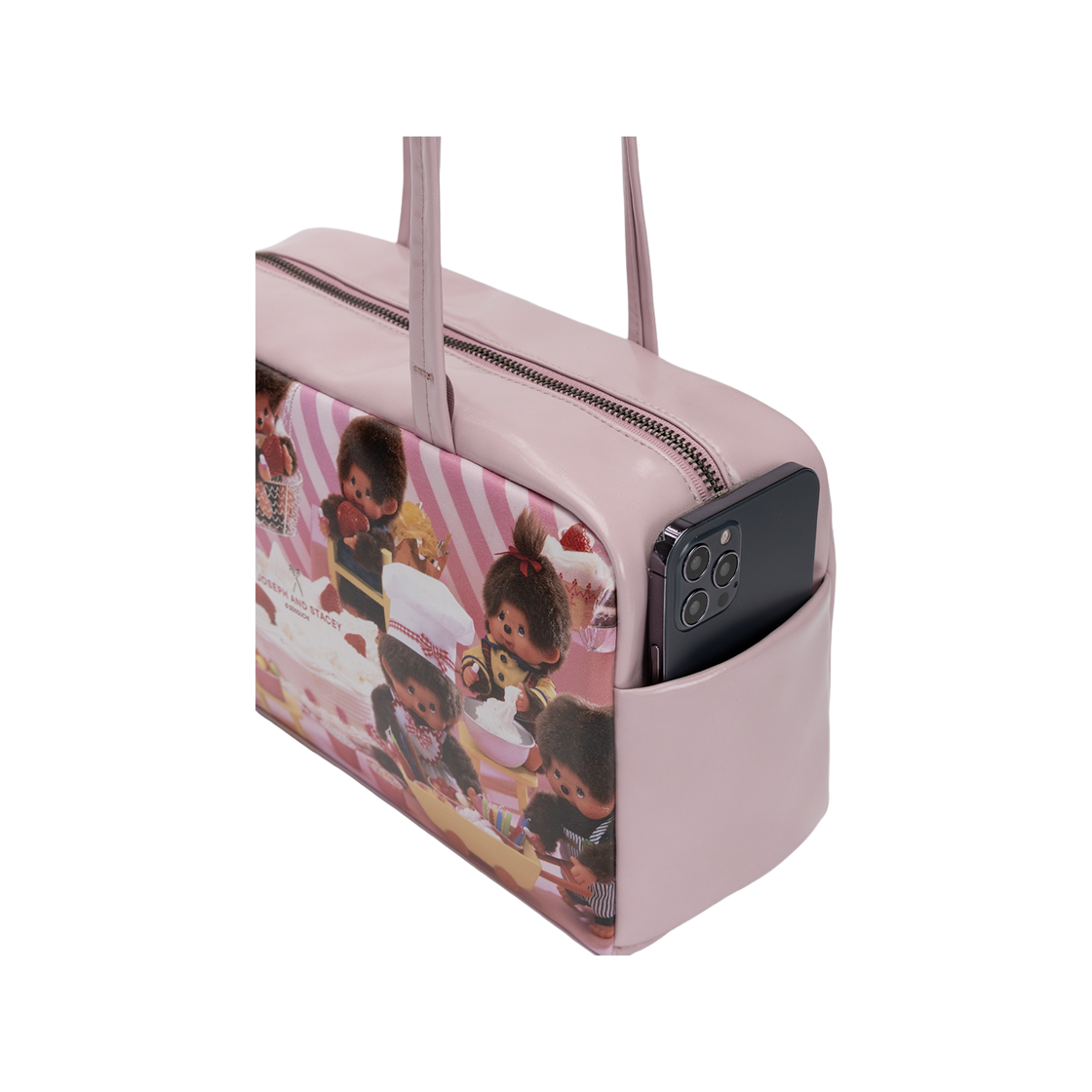 [KREAM 단독][사은품증정] 조셉앤스테이시 JAS 박스백 베이커리 몬치치 핑크([KREAM 단독][사은품증정] JOSEPH&STACEY JAS Box Bag Bakery Monchhichi Pink) - 2