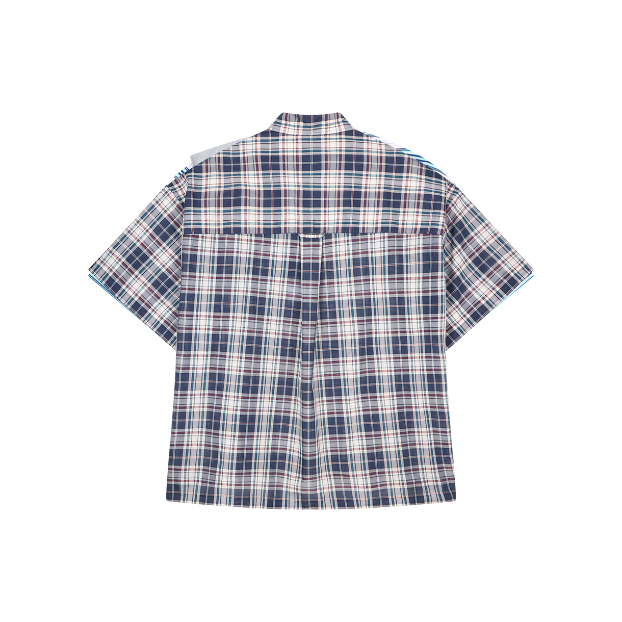 컬러비콘 26SBM-B10141 셔츠 네이비 플래드 - 26SS(Kolor Beacon 26SBM-B10141 Shirt Navy Plaid - 26SS) - 2