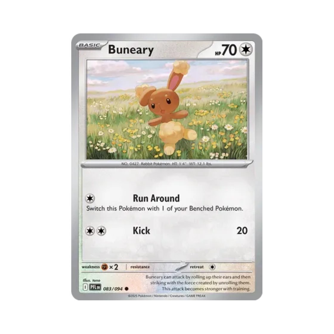 포켓몬 TCG 이어롤 C 판타스말 플레임즈 (영문판)(Pokemon TCG Buneary C Phantasmal Flames (English Ver.)) - 1