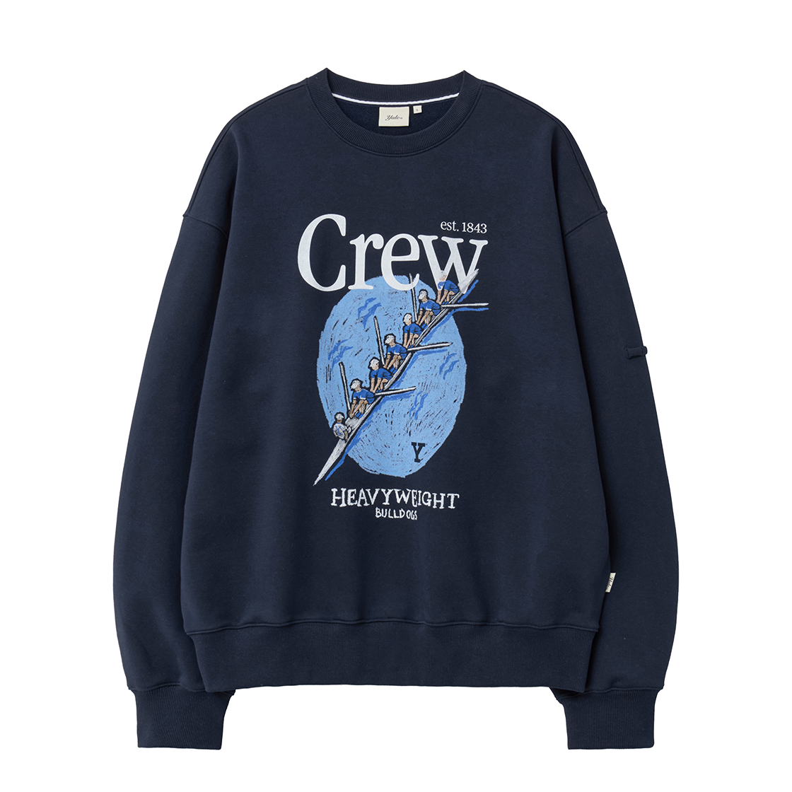 YGS1CR311BNA Yale Crew Sweatshirt_Navy